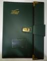 Leaf Executive File Folder Ragzine With Clip. 
