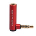 For REXUS 3.5Mm Jack 90 Degree OMTP To CTIA Right Angled Adapter Converter Headphone Connector Male To Female Aux To Aux L Shape. 