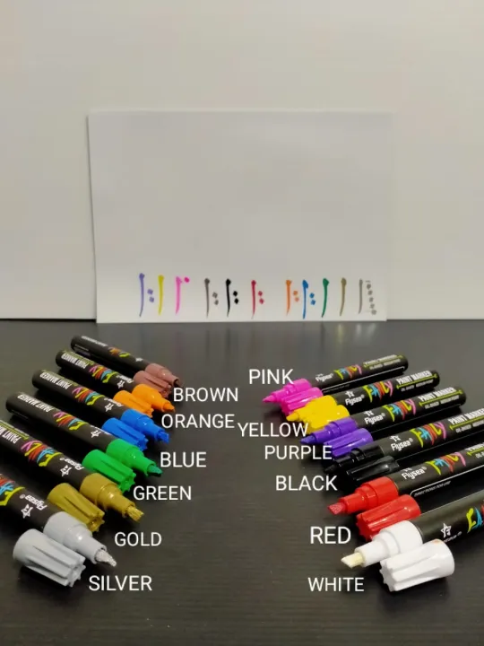 Professional%20Flysea%20Calligraphy%20Cut%20Paint%20Marker,%20Set%20of%2012%20-%20Image%202