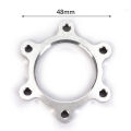 Bike Bicycle Freewheel Threaded Hubs Disk Disc Brake Rotor 6 Bolt Flange Adapter. 