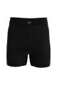 Jockey® Seamless Waistband Black Knit Boxer. 