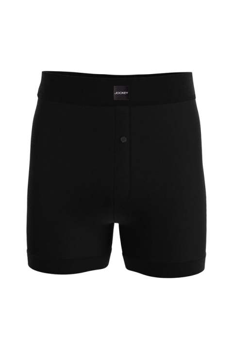 Jockey® Seamless Waistband Black Knit Boxer