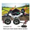 Motorcycle Bike Security System With Mp3 Player Speakers. 