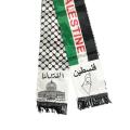 SKY FLAG Palestine scarf 14x130cm Scarf Printing Satin Palestinian national day Scarves palestine shawl Palestinian Flag Scarf. 