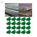 20x Film Netting Greenhouse Film Clamps Greenhouse Covering Accessories Greenhouse Hoops Film Clamps for Garden for Plants Gardening Farming. 