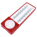 Wet Dry Bulb Hygrometer Plastic Shell Temperature Humidity Meter for Outdoor. 
