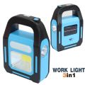 Hurry Bolt Work Light HB-9707B-2 / Emergency Light / Rechargeable, Solar Charging, USB Charging Work Light / Camping Light / Outdoor Portable Light. 