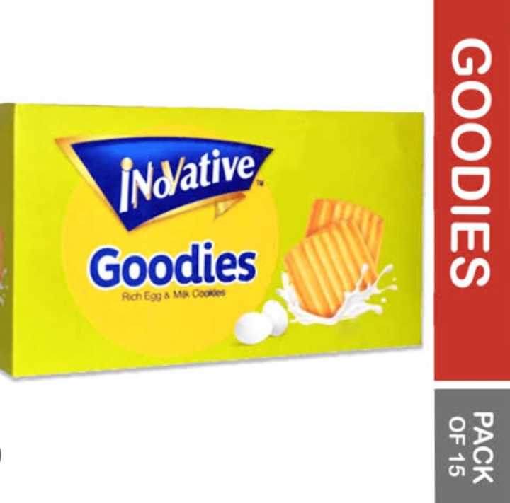 Innovative GOODIES biscuits , filled with eggs and milk , pack of 15 delicious cookies