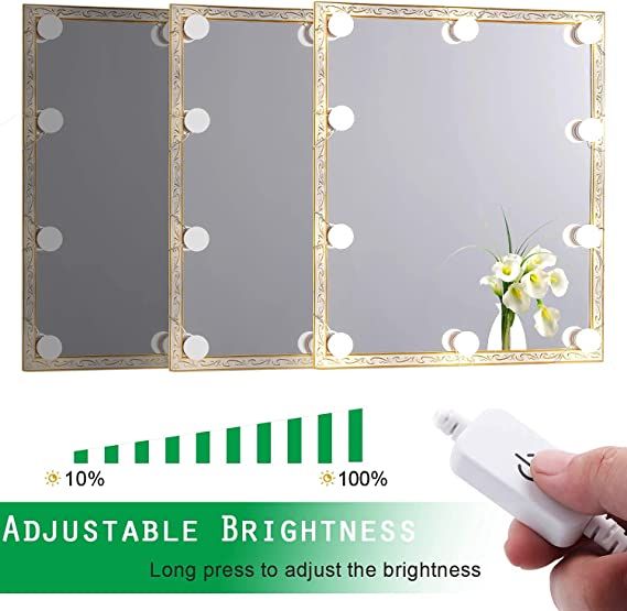 Makeup%20Mirror%20Light,%20Mirror%20Light,%20Replaceable%205%20Modes%20Brightness%20Adjustment%2010%20LED%20for%20Decorate%20Living%20Room%20Bathroom%20Mirror%20Mirror%20Cabinet,%20Makeup(Tricolor)%20-%20Image%205