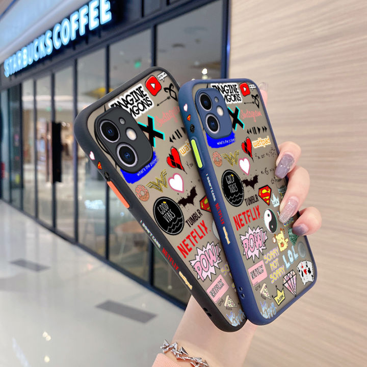 YIWESAN%20For%20Samsung%20S8%20Case%20Fashion%20Tide%20Brand%20Cool%20Pattern%20Thin%20Side%20Square%20Edge%20New%20Design%20Shockproof%20Frosted%20Transparent%20Hard%20Phone%20Cases%20Silicone%20Casing%20Full%20Cover%20Camera%20Protection%20Softcase%20Boy%20-%20Image%204