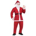 Men’s Santa Claus Cosplay Costumes Christmas Suit for Adult. 
