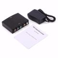 YPbPr RGB + R/L to HDMI Video Audio Converter V1.3 Support LPCM For HDTV,DVD,PSP, Xbox 360 and Wii, metal housing ( with AC adapter). 