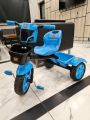 Tricycle With Baby Carriage 3” High Carbon Steel Made 2-6 Years Old with Lights & Music. 