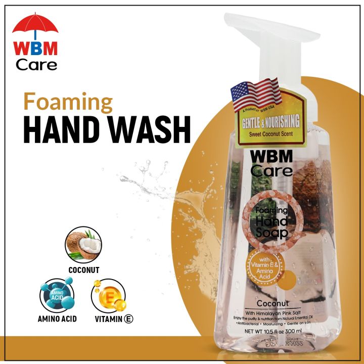 WBM%20Foaming%20Hand%20Wash%20300ml%20-%20Natural%20Coconut%20%7C%20Gentle%20Liquid%20Hand%20Wash%20for%20Soft%20and%20Clean%20Hands%20-%20Image%203