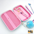 unicorn pencil Faux Pom Pom case pencil case Creative school supplies stationery | Cute stationary items for girls. 