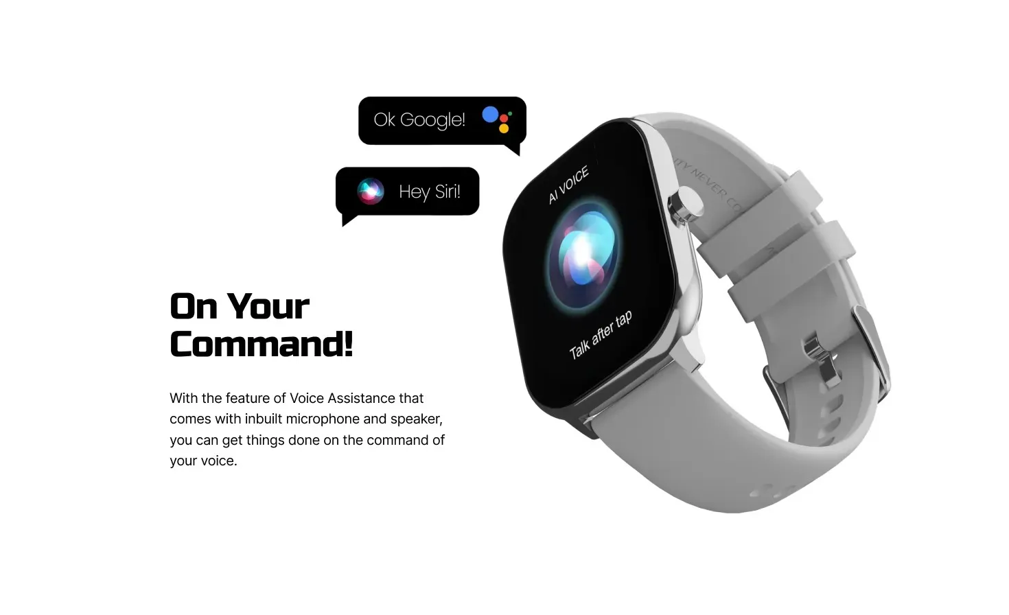 Ronin R06 Smartwatch Siri