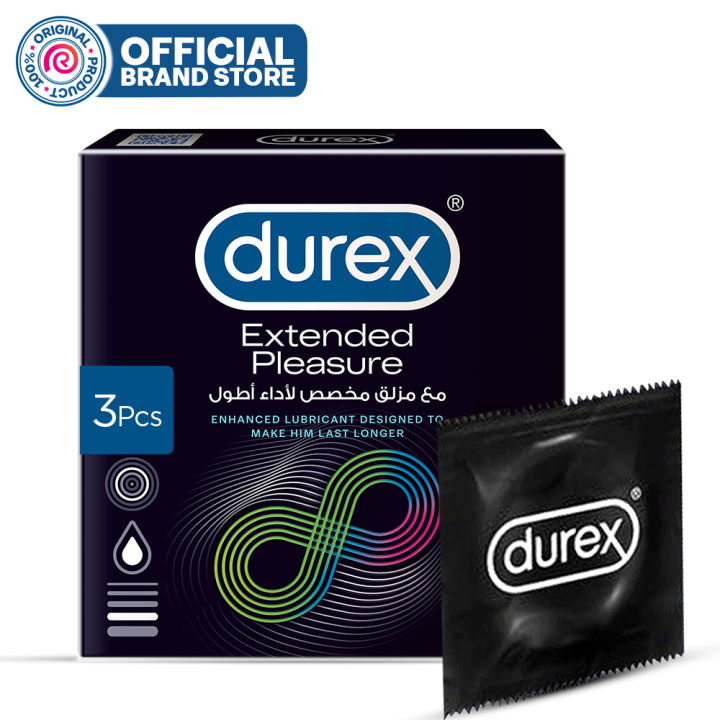Durex Condoms Extended Pleasure 3 Pieces