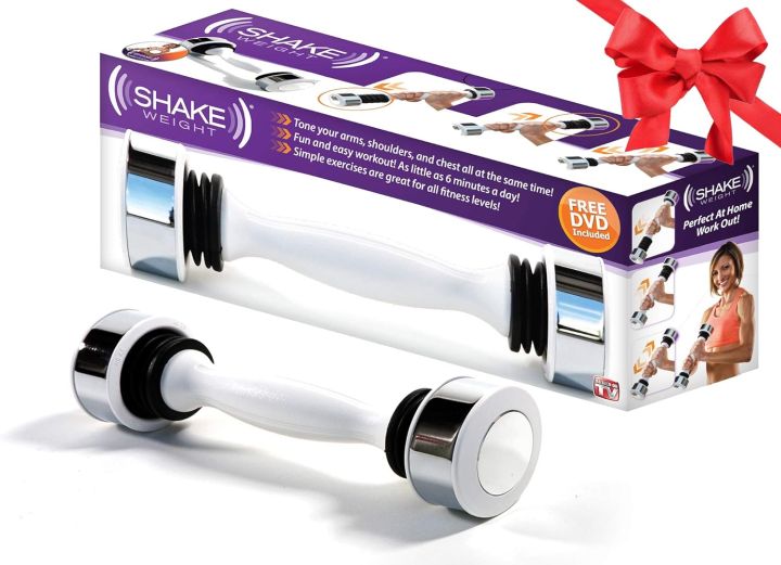 Shake Weight Women's- 2.5lb Tone Your Arms, Shoulders, & Chest All At The Same Time, Great For All Fitness Levels, Bonus Workout