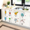 Creative Furniture Refurbishment Sticker Wardrobe Kitchen Cabinet Cabinet Door Waterproof PVC Wall Sticker Decorative Wallpaper Self-Adhesive. 
