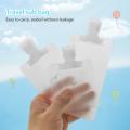 【HOT】 Travel Bag Cosmetic Lotion Shower Gel Shampoo Travel Portable Disposable Small Bottle Bag Shape Easy Storage Organization Bags. 