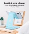 Universal Adjustable Mobile Phone / Tablet Folding Holder Stand Anti Skid Multi Angle Desk Small Foldable Portable Stand. 
