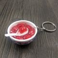 Buckle Bowl Mini Food Keychain Chinese Food Simulation Key Ring. 