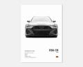 Sarcasmsm Pop German Cars Rs3 Car Photography Poster Aesthetic Luxury R8 C8 Supercar GTR SUV Canvas Print Wall Art Home Driver Room Decor. 