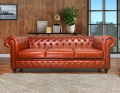 JC Buckman Chester Field 3 Seater Sofa (Gold Collection). 