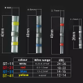 10pcs Waterproof Solder Seal Heat Shrink Wire Connectors Terminals Electrical Copper with Soldering Thermal Casing. 