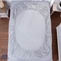 Stretchable Fitted Bedsheet Jersey Cotton Mattress Cover Single King Double Bed Sizes - Beddy's Studio. 