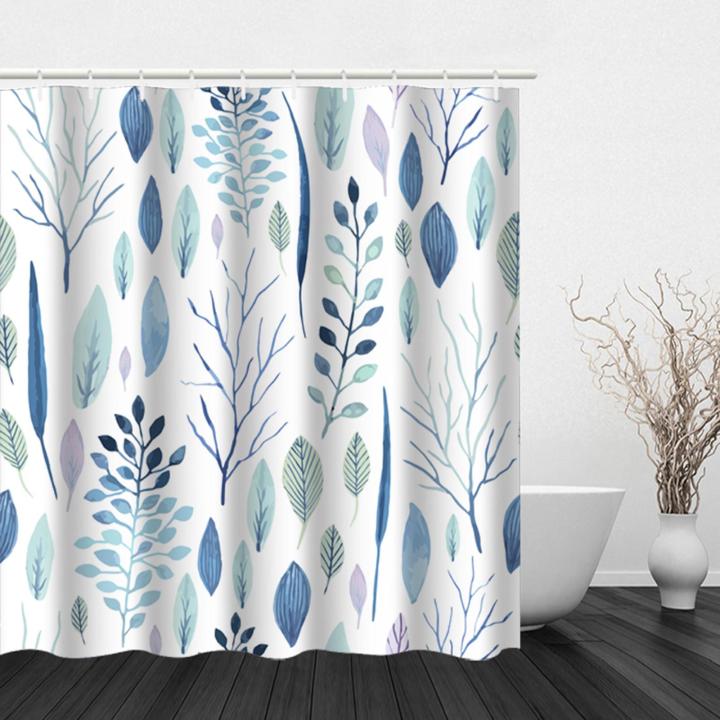 Shower%20Curtain%20Waterproof%20W%2071%20x%20H%2071%20Polyester%20Fiber%20Washable%20Bathroom%20-%20Image%205