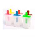 6 Ice Lolly Moulds with Sticks and Drip Guards - DIY Popsicle Maker for Kids - Perfect for Frozen Yogurt, Juice, Smoothies, and Milkshakes - Ideal Summer Activity for Healthy, Refreshing Fruit Treats. 