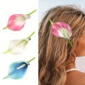 Simulated Calla Lily Flower Hair Clips Sweet Small Hairpins Bohemia Bridesmaid Bayline. 