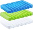 Silicone Soap Dishes Self Draining Soap Bar Holder Soap Saver Sponge Tray Drainer Dishes for Bathroom Shower Bathtub Kitchen (1 Pcs). 