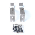 Adjustable Iron Window Curtain Rod Bracket Holder Drape Bar Fixed Hook Clamp. 