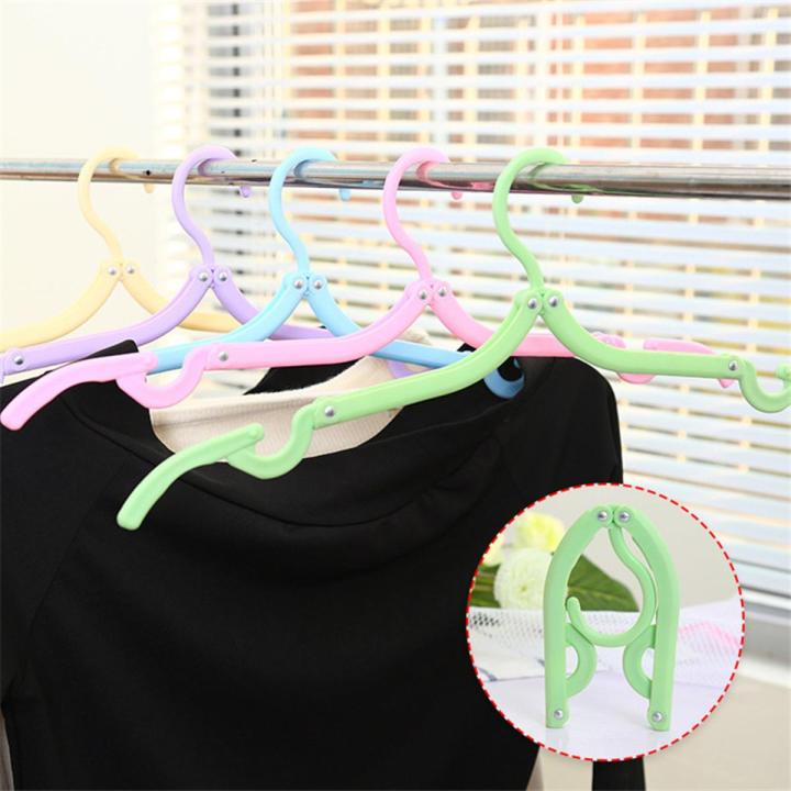 Travel Portable Folding Hanger Multi-Functional Travel Hanger Camping Travel Clothing Drying Cloth Hangers Storage Rack