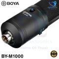 BOYA BY-M1000 Pro Large Diaphragm Condenser Microphone With Shock Mount & Pops Filter. 