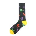Cool Hip Hop Crew Socks Men Funny Animal Squirrel Shark Dinosaur Boxing Dog Fortune Cat Sokken Harajuku Divertidos Chaussette. 