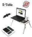 Portable Laptop E-Table - Silver. 