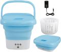 Portable Mini Folding Washing Machine, travel camping washing machine,Magic Foldable Small Clothes Washing Machine Washer Laundry Tub Wash Machine for Travelling.. 