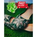 Khussa for girls Velvet Khussa for Women New Design Handmade Khussa A16. 