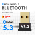 Bluetooth 5.3 USB Dongle Adapter | High-Speed Wireless Transmitter Receiver for PC & Laptop | Ultra-Compact Plug & Play 24Mbps Data Sync | Universal Low-Energy Connectivity for Windows 7/8/10/11 | Superior Stability – Unique Mall. 