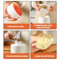 Ice Crusher Machine for Home,Manual Ice Shaver Crushed Ice Maker Shaved Ice Machine with Ice Cube Trays for Party, Bars, Restaurants (White). 