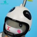 Green Home Animal Figurine Realistic Cartoon Rattle Hamster Bike Horn Decor. 