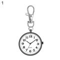 Fashion Unisex Round Dial Quartz Analog Nurse Medical Keychain Pocket Watch. 