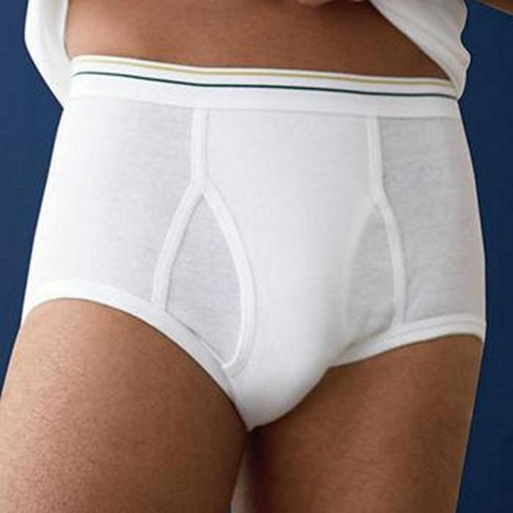 White cotton open belt underwear for men BY HAMZA EXPRESS