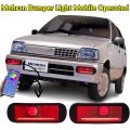 Suzuki Mehran Bumper Light Upgraded Version With Indicator And Mobile Operated DRL 2 Pcs Set. 