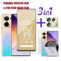 3 in 1 Screen Protector Infinix Note 40 Ceramic Frosted Film For Note 30 5G 30 Pro 30i 30 VIP Hot 30 30i 30Pro 40 40i 40Pro Flexible Lens Film Carbon Fiber Back Film. 