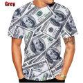 2023 personalised US dollar 3D Printed T shirt Men Women Casual Fashion Street Oversize Short Sleeves Kid funny Tees Tops XS-6XL. 