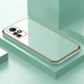 ZeroQiQi for Infinix Zero X / Zero X Pro Back Cover Luxury 6D Plating Case Side Pattern Soft Silicone Square Phone Cases + Free Lanyard. 